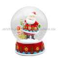 Globos de neve OEM decorativos de resina artesanal Snowball Snowdome